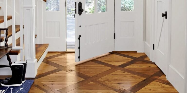 Hardwood flooring in a Princeton home