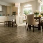 Luxury vinyl tile flooring