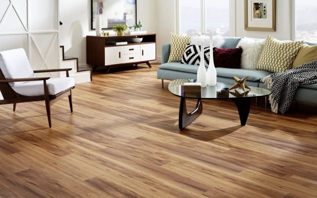Luxury vinyl plank flooring